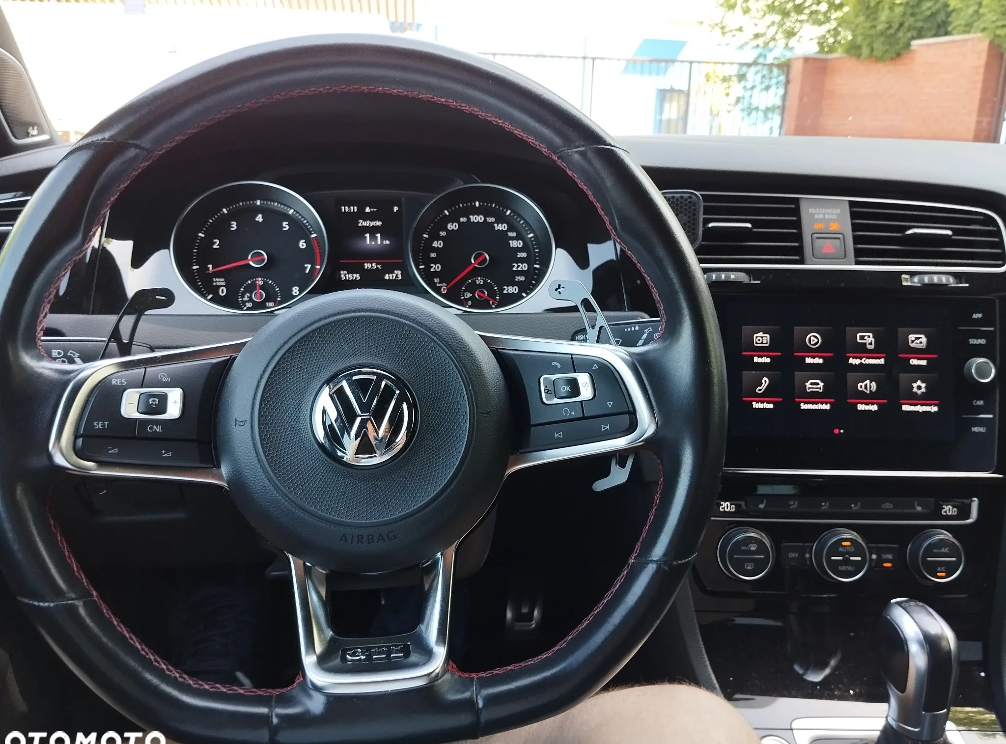 Volkswagen Golf cena 96000 przebieg: 51000, rok produkcji 2019 z Rzeszów małe 211